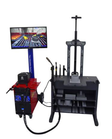 Visual of the welding simulator in full form