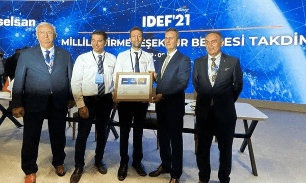 SANLAB’a IDEF’21’de ‘Millileştirme Teşekkür Belgesi