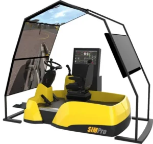 SimPro3 telehandler simulator training