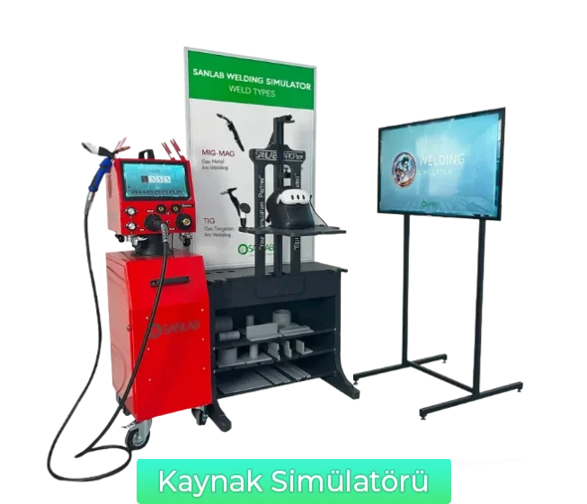 Aparataları ile birlikte tüm kaynak simülatörünü gösteren fotoğraf